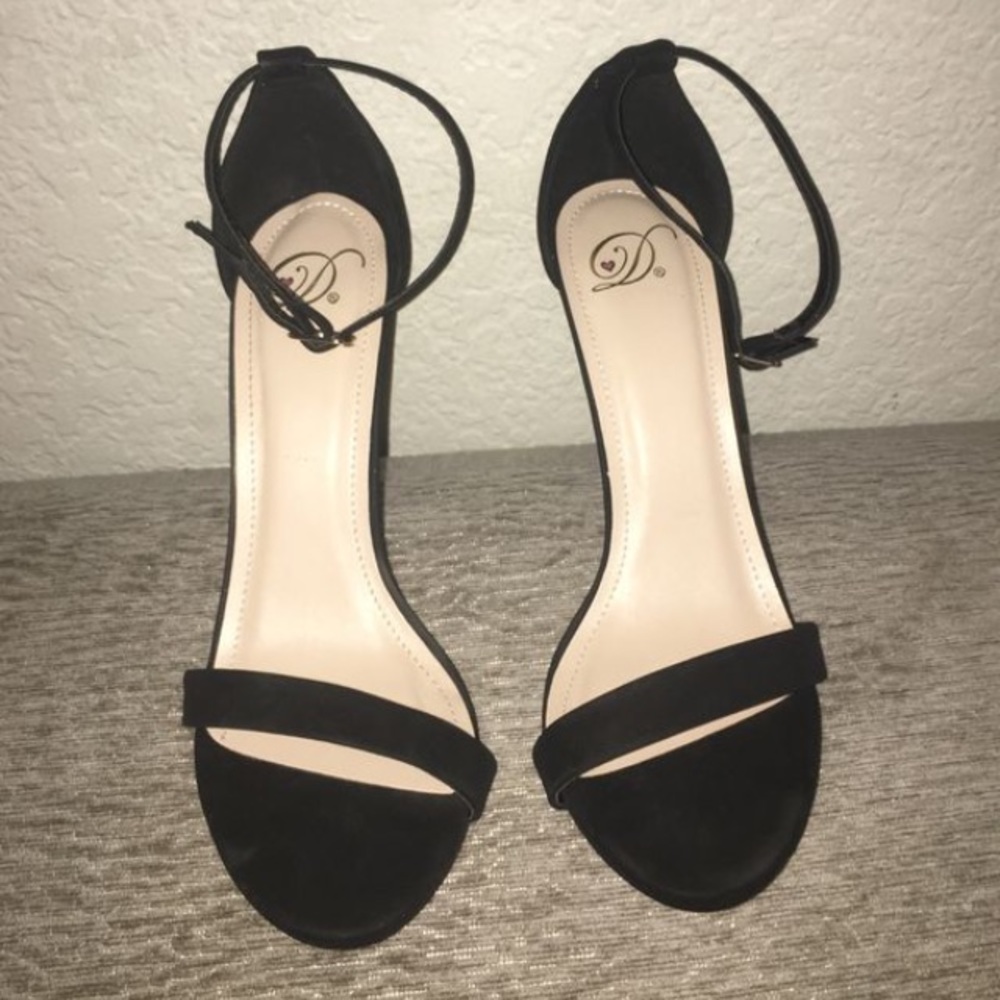 Black high heels